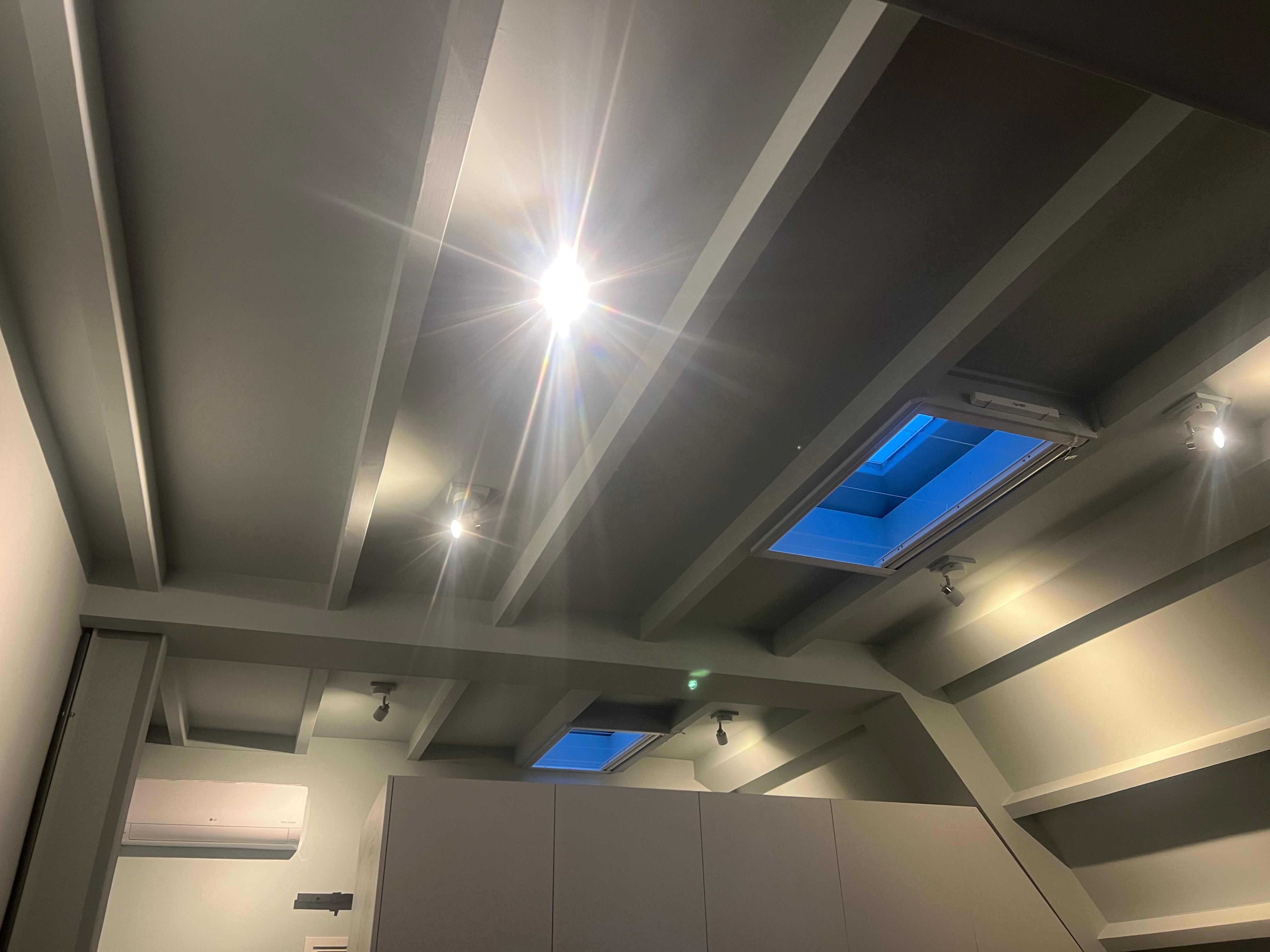 Dakisolatie & Strak Panelenplafond met Ingebouwde Verlichting